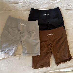 Aurola Women’s Bike Shorts - Black, Gray, Brown